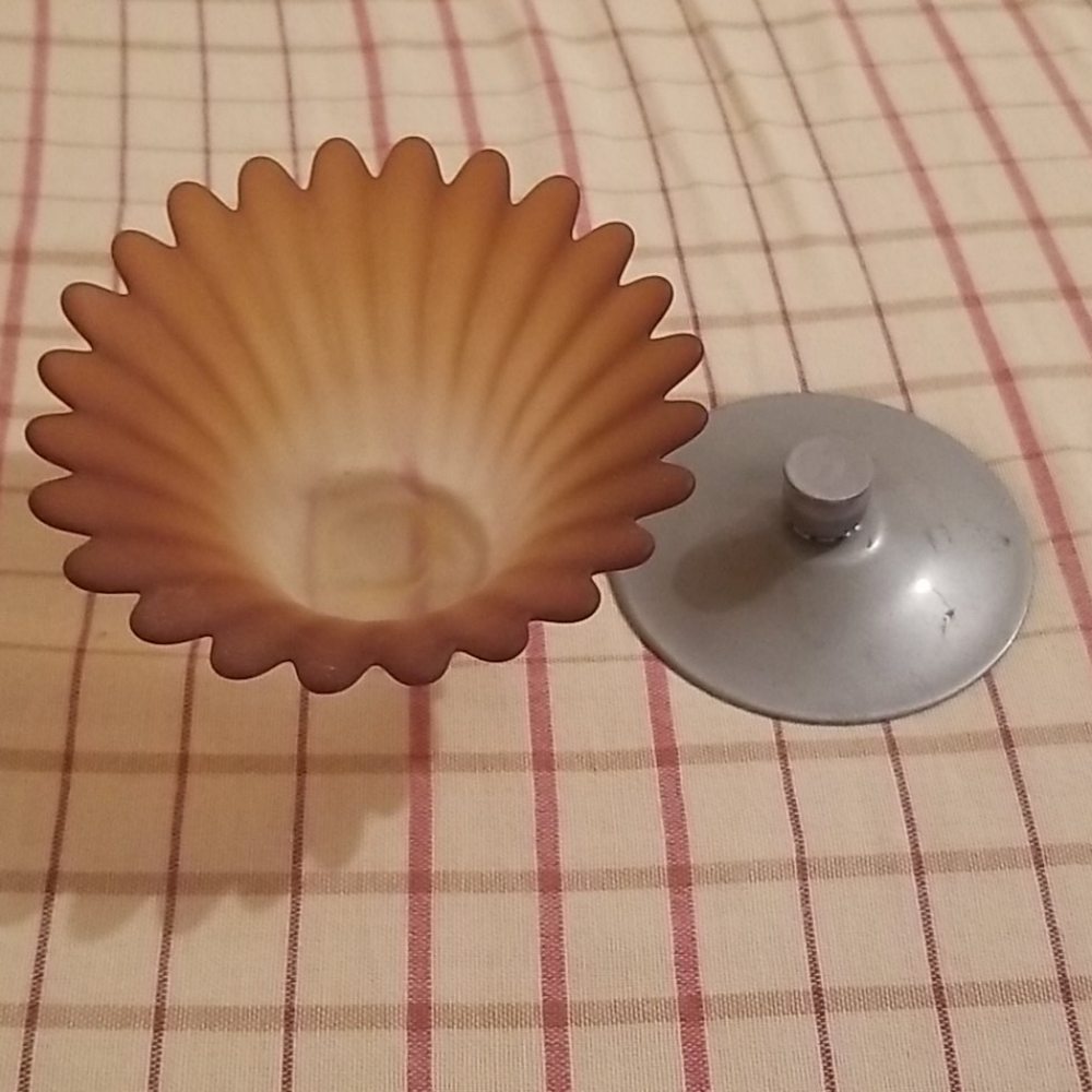💥Smoked Glass Candle Holder